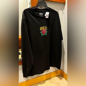 DGK BLACK LONG SLEEVE GRAPHIC TEE